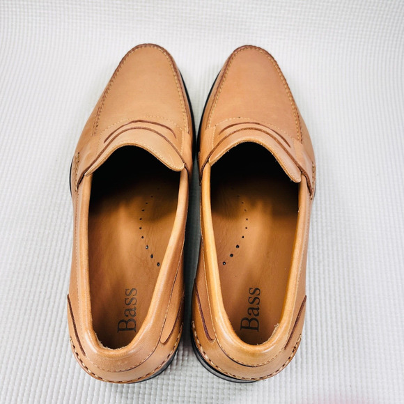 G.H. Bass & Co. Tan Leather Loafers - Picture 8 of 10